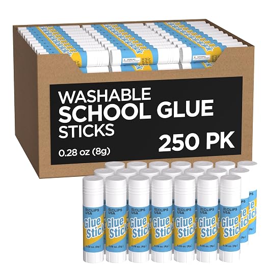 Glue Sticks Bulk, Washable Glue Sticks