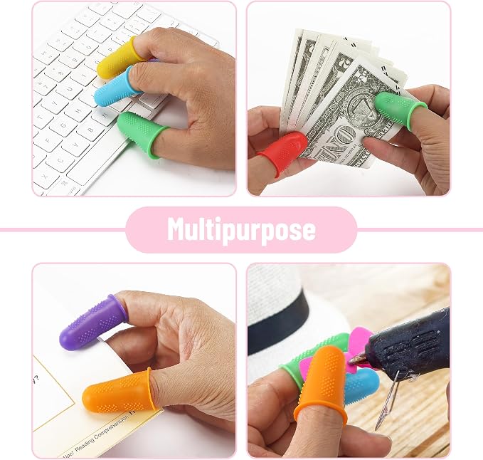 Mr. Pen- Hot Glue Gun Finger Protectors, Rubber Fingers Tips, Rubber Finger