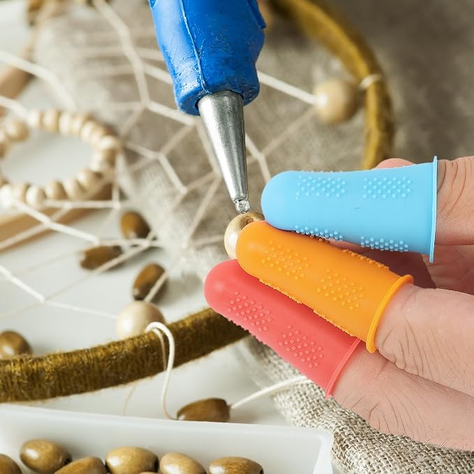 Mr. Pen- Hot Glue Gun Finger Protectors, Rubber Fingers Tips, Rubber Finger