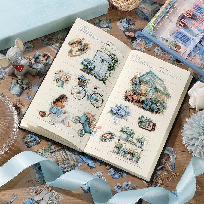 Scrapbooking Stickers 20 Sheets Pre-Cut 120 Pet Stickers People Sticker Books
