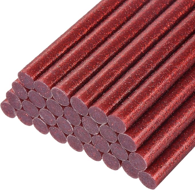 uxcell 30pcs Mini Hot Glue Gun Sticks 4-inch x 0.43-inch High Sticky Large Hot