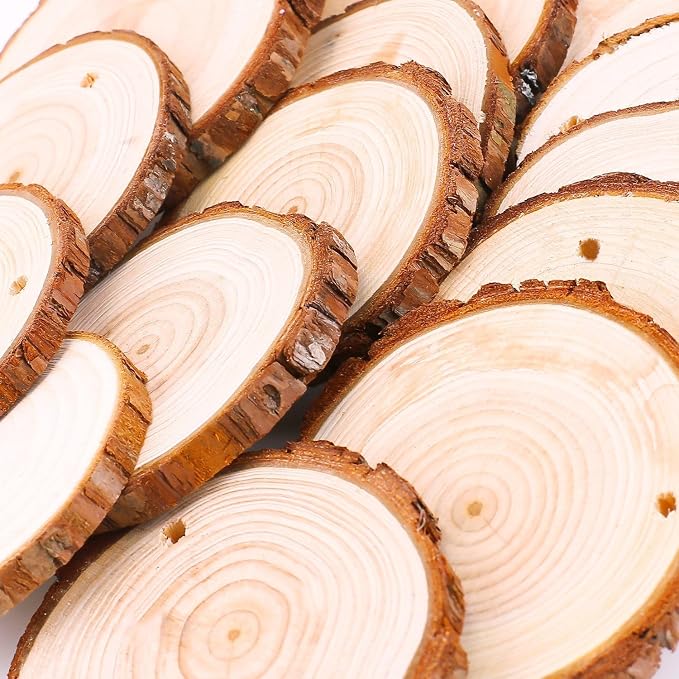 Fuyit Unfinished Wood Slices