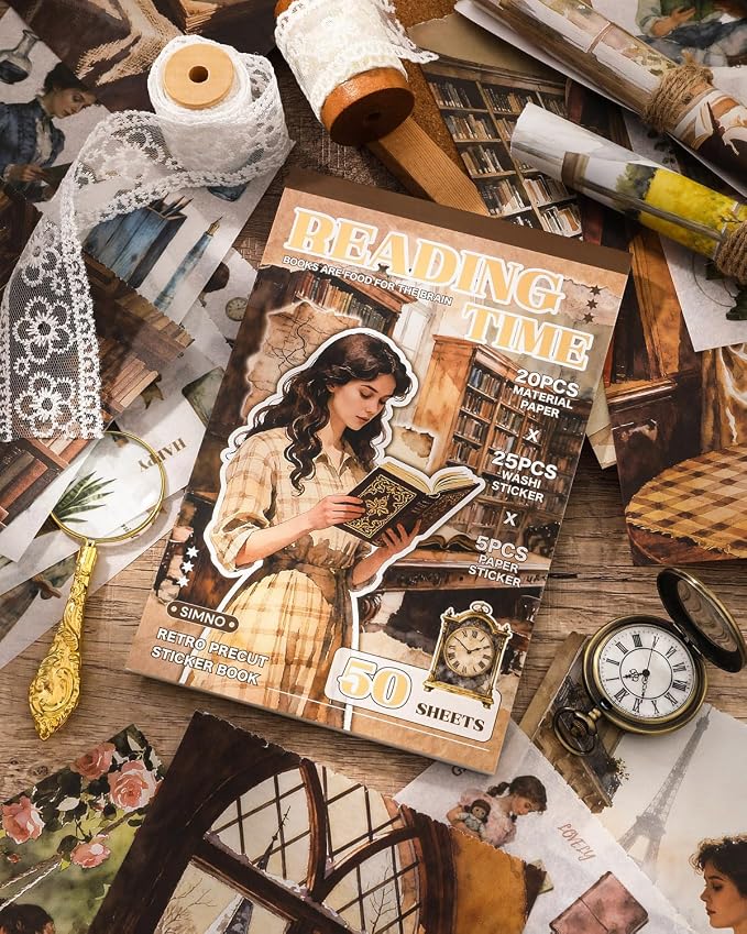 Aesthetic Scrapbooking Stickers Supplies