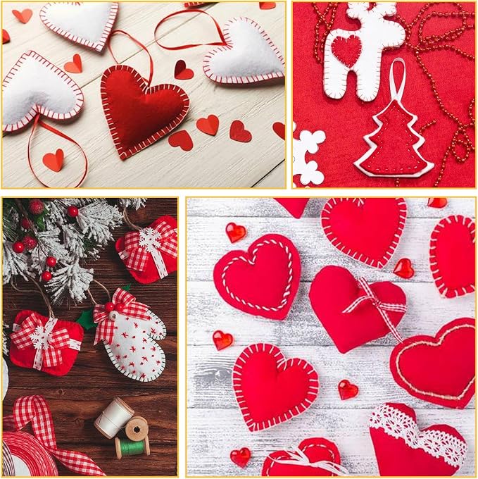 10Pcs Felt Sheets Fabric, 1mm | Polyester,