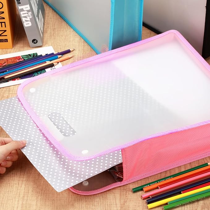 Caydo 3 Pack Scrapbook Paper Storage, Vinyl Paper