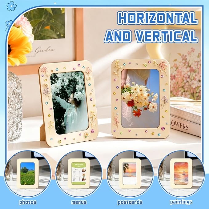 VOKOY 55 Pack Wooden Picture Frames