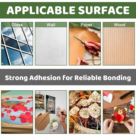 330 PCS Double Sided Foam Tape Pre Cut 1/2 X 2/5 Inch Small Adhesive Foam