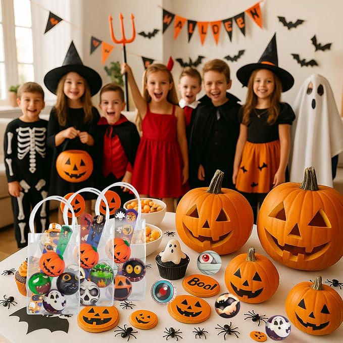 LovesTown Halloween Slap Bracelets, Bag Stuffers