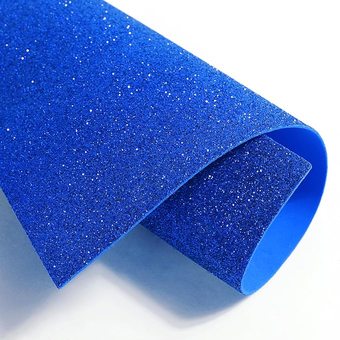 10 Sheets Glitter Paper Sheet for Crafts, A4 Cardstock Self-adhesive Paper for