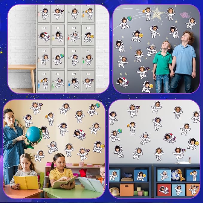 160Pcs Outer Space Cutouts Back to School Bulletin Board Decoration Set