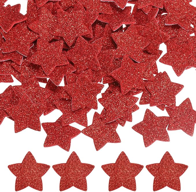 PATIKIL 1.8"x1.8" Star Foam Stickers