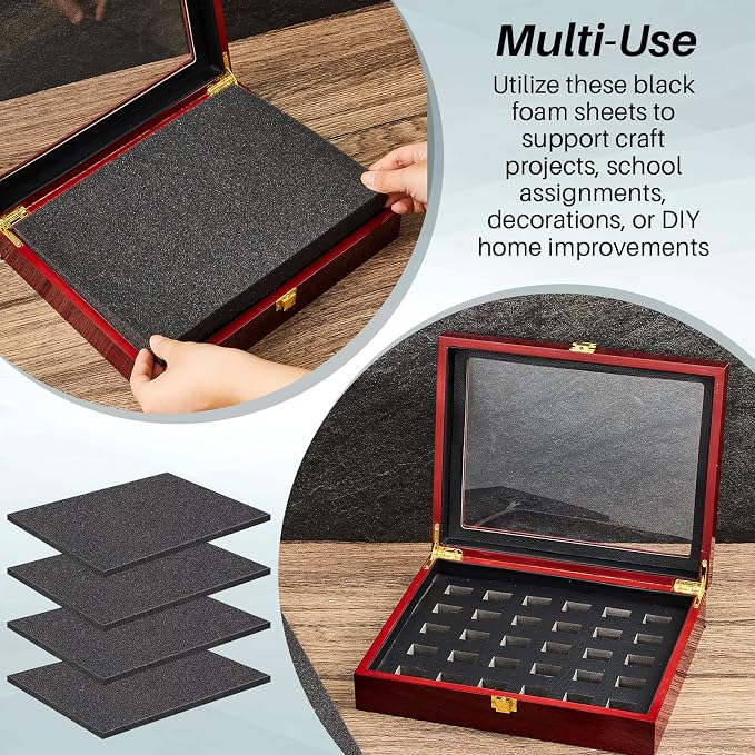 Amylove 16 x 12 x 0.5 Polyurethane Foam Sheet Foam Pad