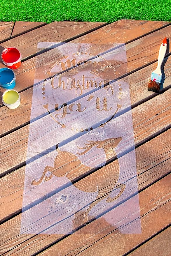 7.5 Mil Blank Mylar Stencil Sheet, 12 x 24 Inch Clear Plastic Sheets, Acetate