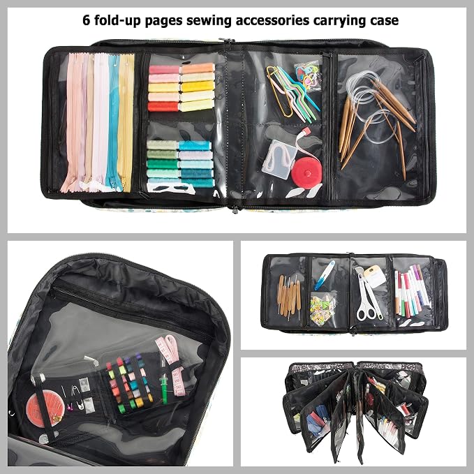 PACMAXI Sewing Accessories Storage Bag, Craft Tools | Roomy carry bag
