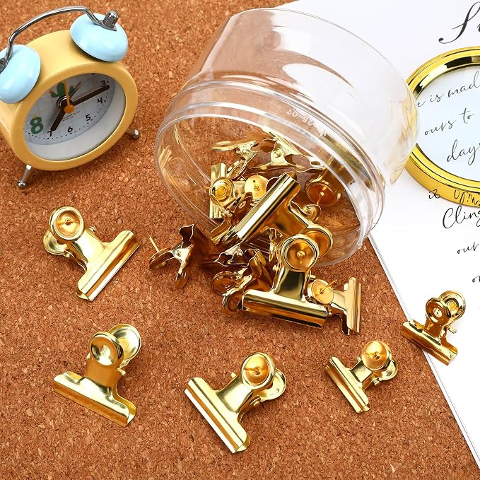 SANNIX 20 Pcs Metal Push Pin Clips 31mm