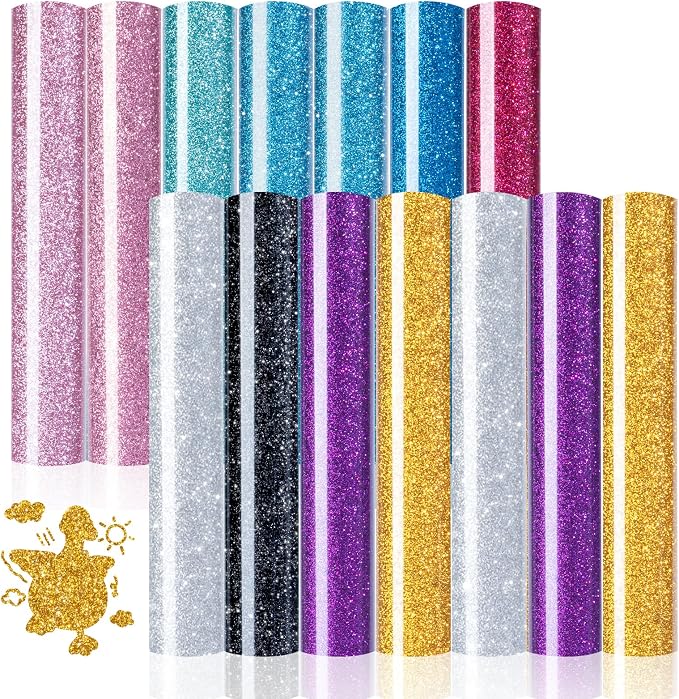 HTVRONT Glitter Heat Transfer Vinyl