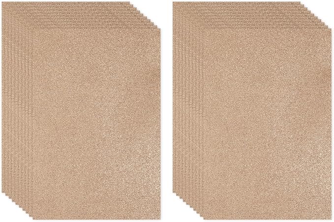 PATIKIL 20 Sheets 2mm Glitter Foam Sheet