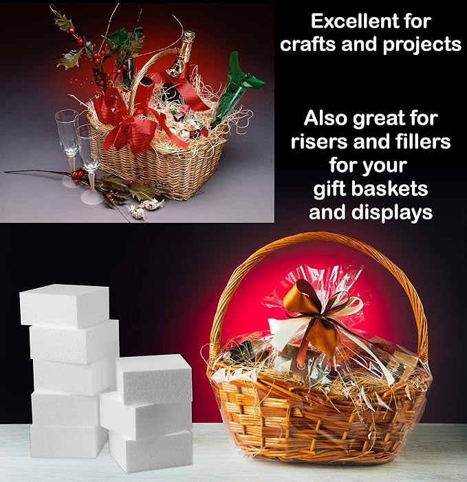 Silverlake 4x4x2 Craft Foam for Styrofoam Block Projects