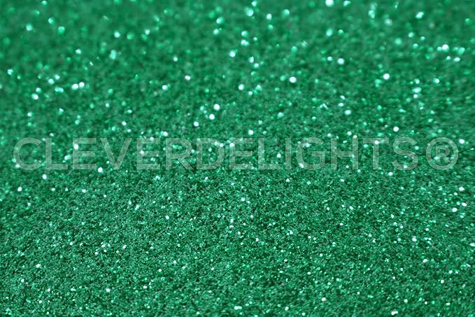 10 Pack - CleverDelights 8" x 12" Glitter Foam Sheets - Assorted Colors - Large