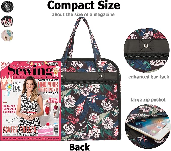 PACMAXI Sewing Accessories Storage Bag, Craft Tools | Roomy carry bag