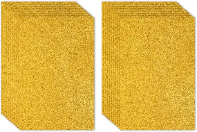 PATIKIL 20 Sheets 2mm Glitter Foam Sheet