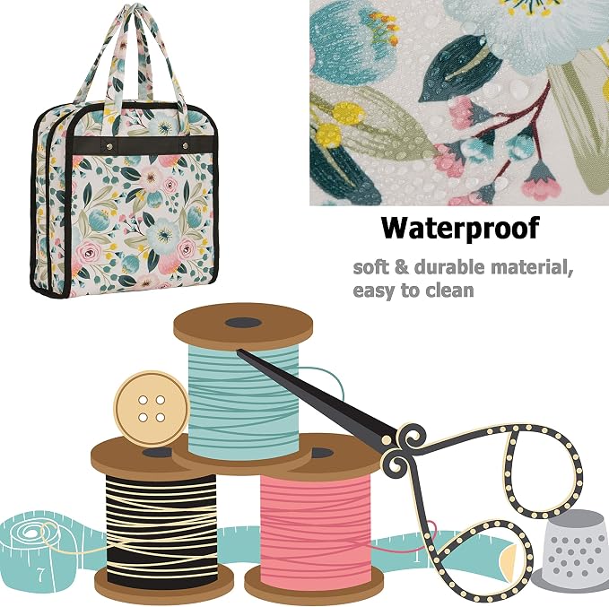 PACMAXI Sewing Accessories Storage Carrying Bag, Craft Tools | Roomy carry bag