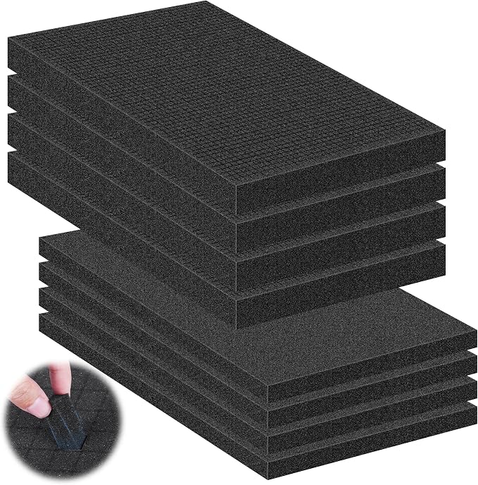 MYFAMIREA 8 Pcs Pick and Pluck Foam Sheets 2 Size Polyurethane Apart Foam