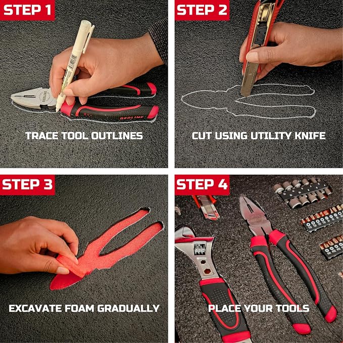 ONREVA Tool Box Foam, Foam Inserts