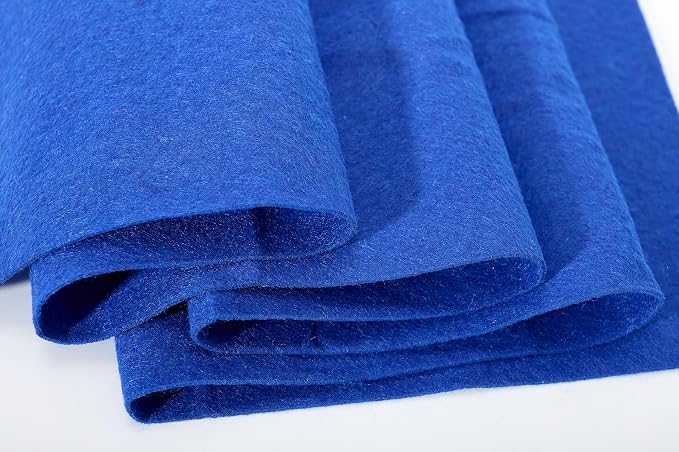 Soft Felt Fabric Sheets 1.6mm Thick Sewing Patwork Material Large Craft Felt