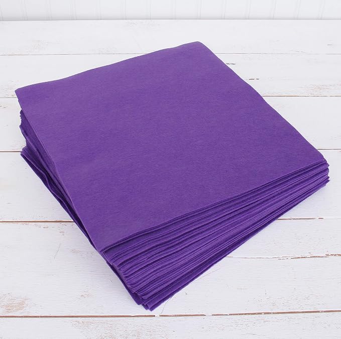 Threadart Purple Premium Felt Sheets
