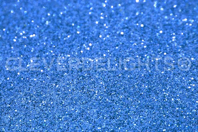 10 Pack - CleverDelights 8" x 12" Glitter Foam Sheets - Assorted Colors - Large