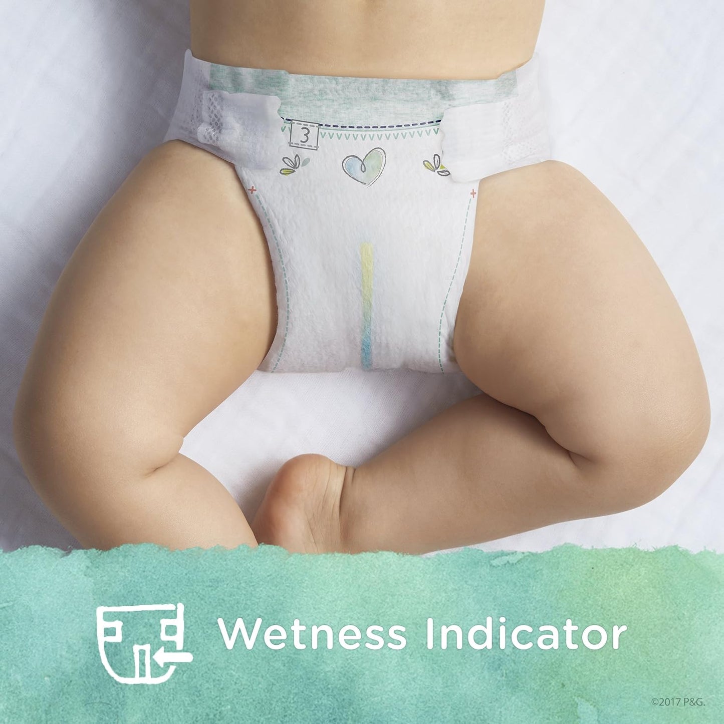 Diapers Size 3, 60 Count - Pampers Pure Protection Disposable Baby Diapers, Hypoallergenic and Unscented Protection, Super Pack (Old Version)