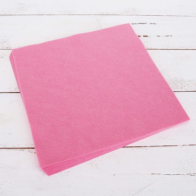 Threadart Pink Premium Felt Sheets