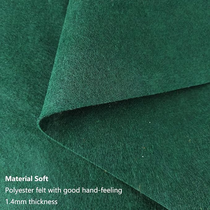 Jtnohx Craft Felt, 1 Square Yard Felt Fabric, 1.4mm Thickness Soft Flexible