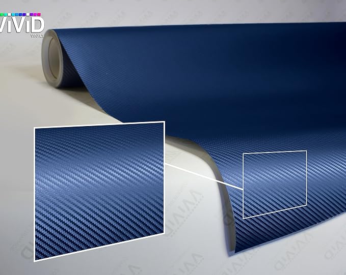 VViViD Craft 3D Carbon Fibre Textured Vinyl Sheet 1ft x 5ft