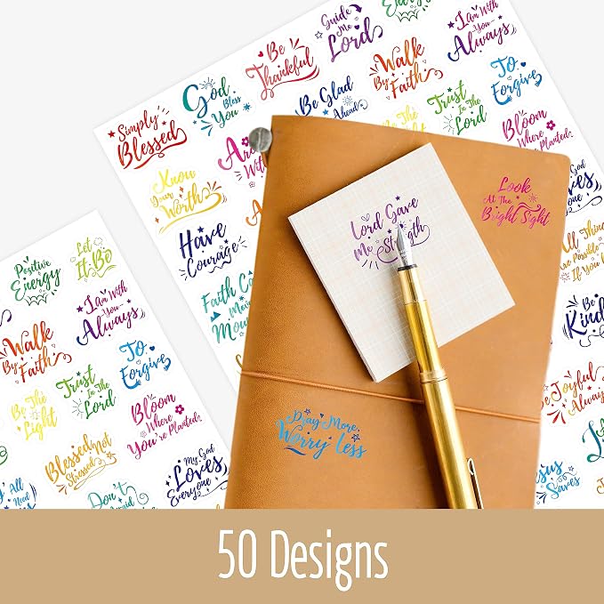 1000 PCS Bible Verse Stickers