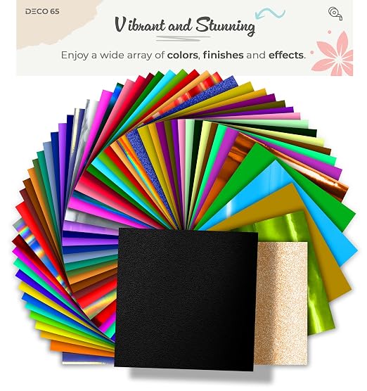 VViViD DECO65 Suede Black Permanent Adhesive Craft Vinyl