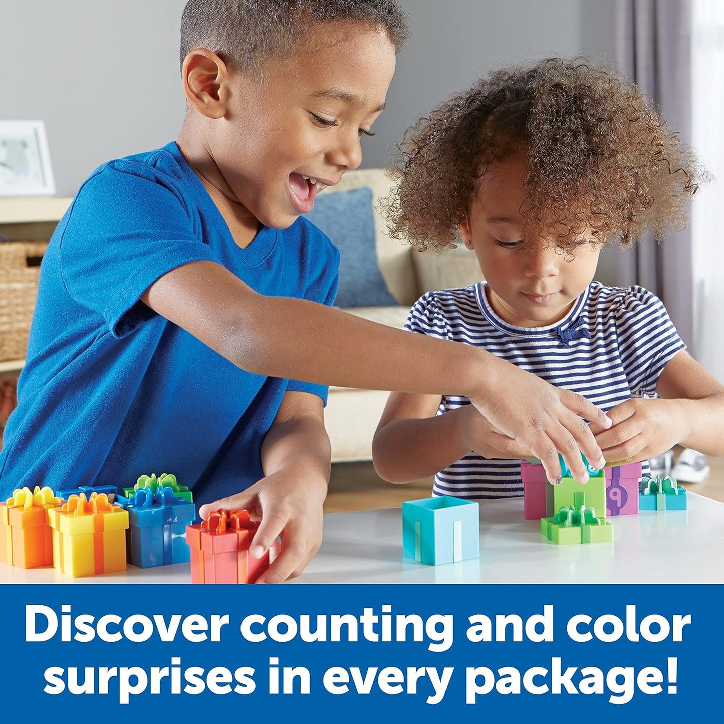 Learning Resources Counting Surprise Party, Homeschool, Fine Motor, Counting & Sorting Toy, Ages 3+