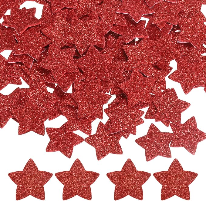 PATIKIL 1"x1" Star Foam Stickers