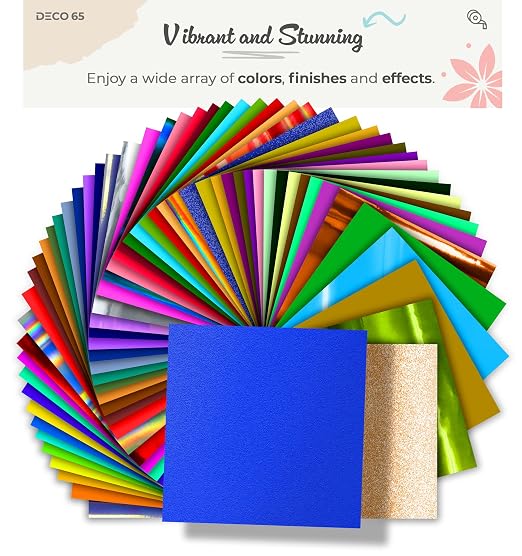 VViViD DECO65 Suede Brilliant Blue Permanent Adhesive Craft Vinyl