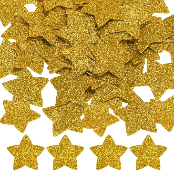 PATIKIL 2.2"x2.2" Star Foam Stickers