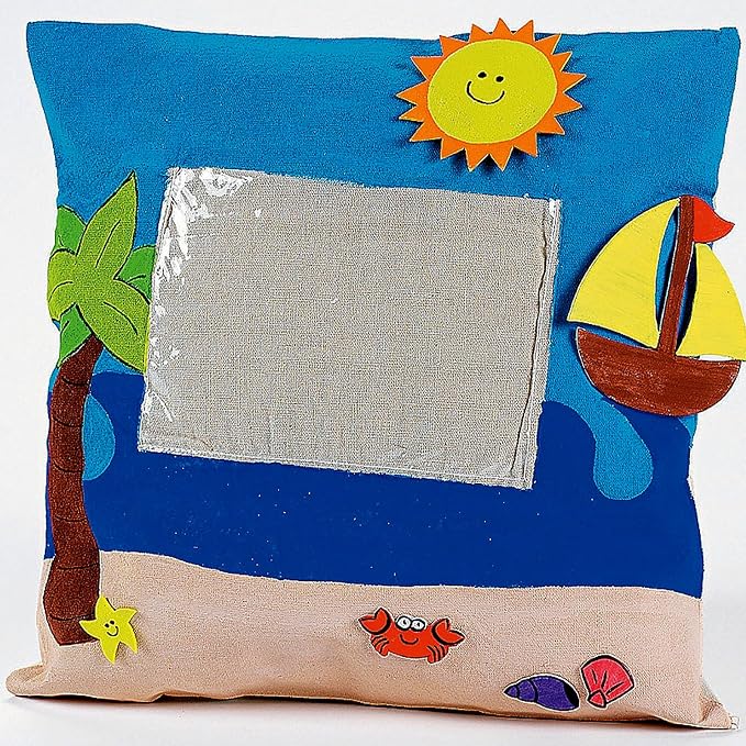Fun Express Throw Pillow Covers, Cotton Square,