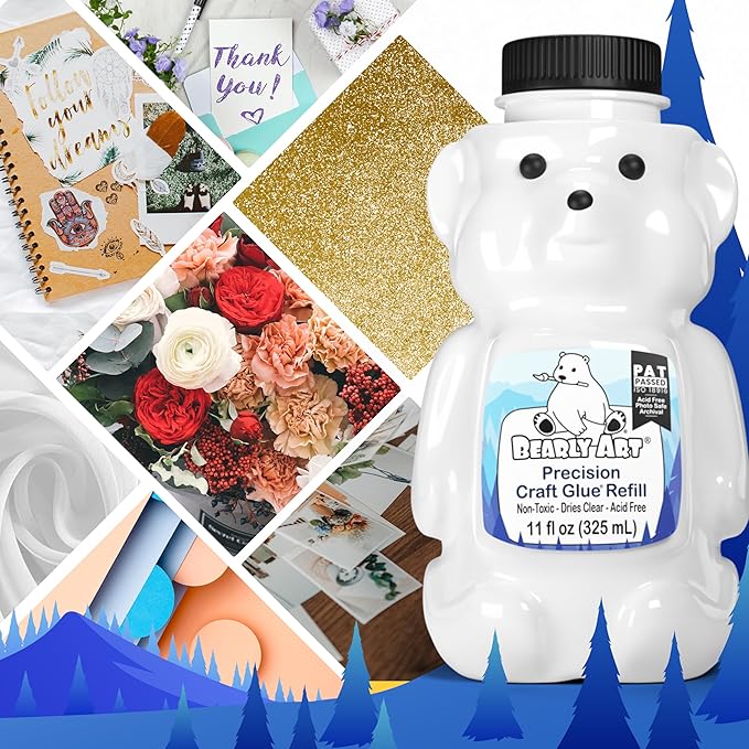 Bearly Art Precision Craft Glue 11fl oz Refill