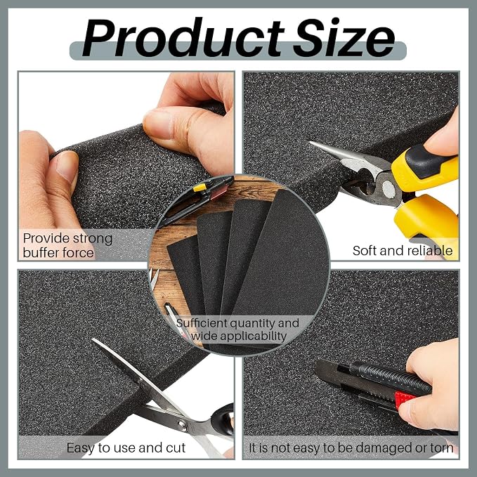 Amylove 16 x 12 x 0.5 Polyurethane Foam Sheet Foam Pad