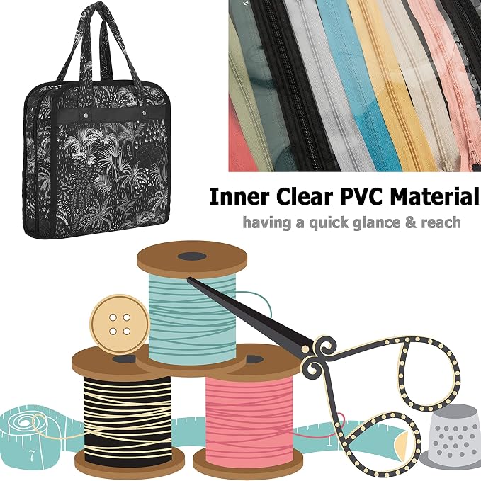 PACMAXI Sewing Accessories Storage Bag, Craft Tools | Roomy carry bag