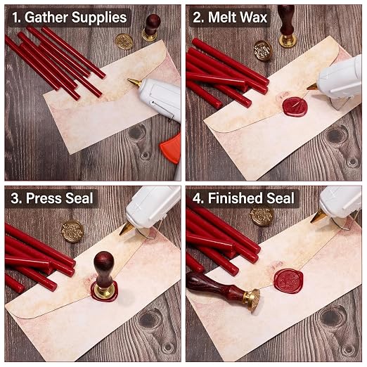 Nuanchu 26 Pieces Glue Gun Sealing Wax Sticks