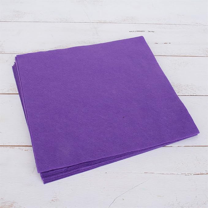 Threadart Purple Premium Felt Sheets