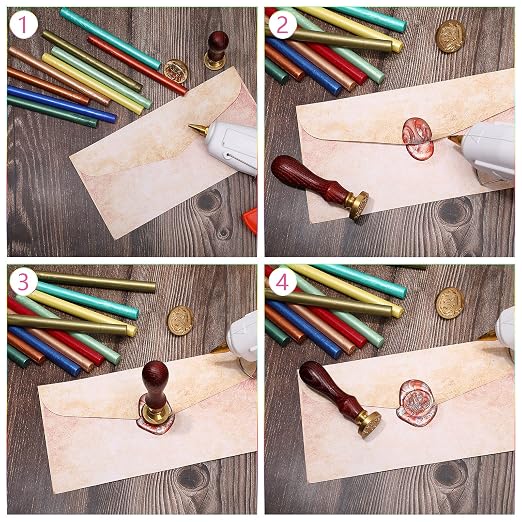 Nuanchu 26 Pieces Glue Gun Sealing Wax Sticks