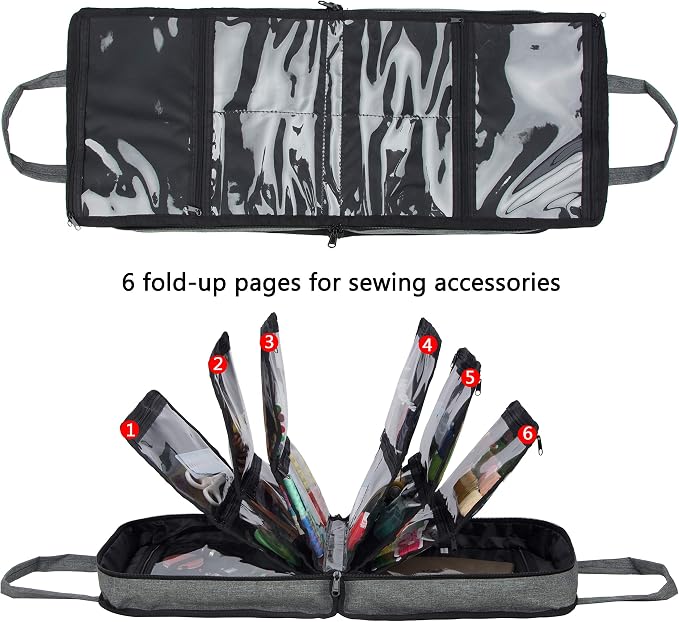 PACMAXI Sewing Accessories Storage Bag, Craft Tools | Roomy carry bag