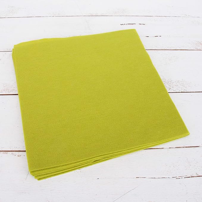 Threadart Moss Green Premium Felt Sheets
